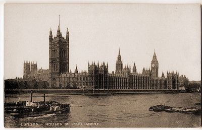 359. Сэр Чарлз Барри и А. Н. Уэлби Пэджин. Здание парламента в Лондоне. Строительство начато в 1839 г.